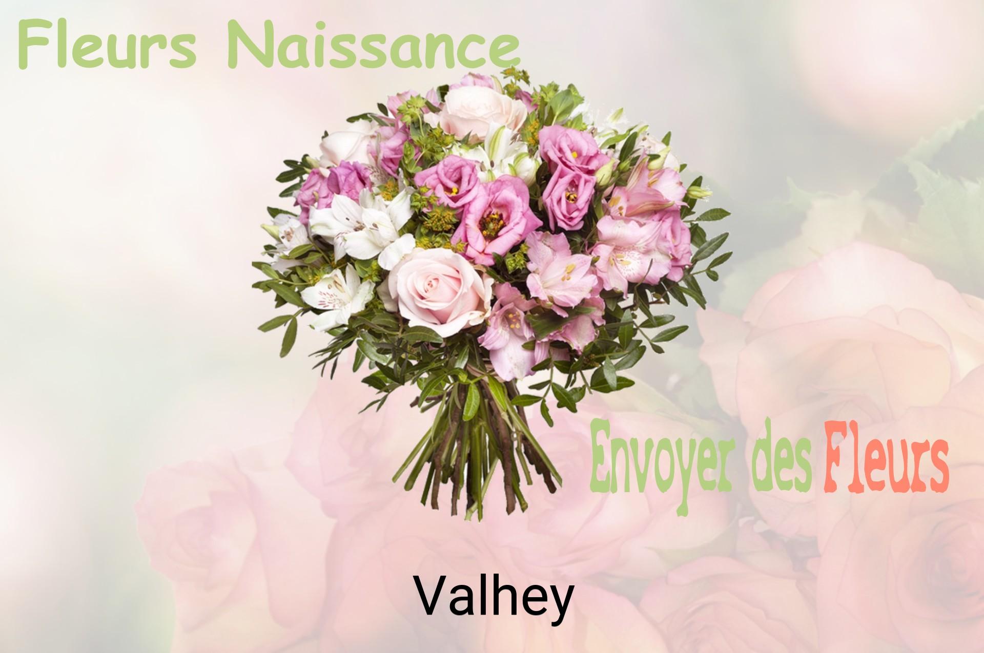 Bouquet de fleurs de naissance livré à Valhey